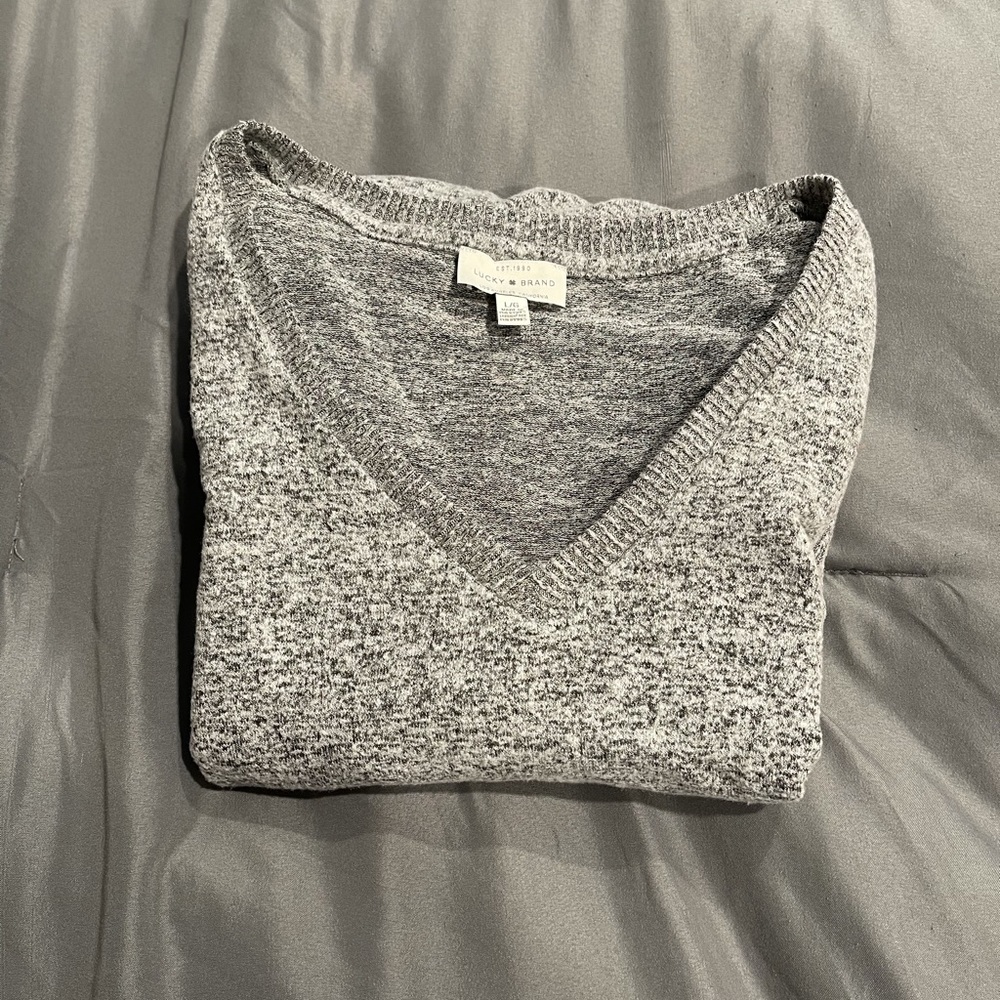 Lucky Brand V Neck Sweater